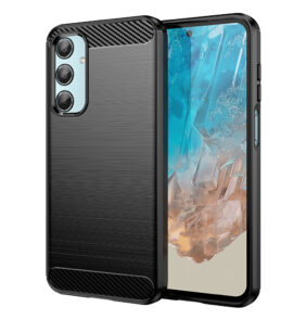 Techsuit - Carbon Silicone - Samsung Galaxy M35 - Black