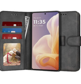 Techsuit - Diary Book - Motorola Moto G85 - Black