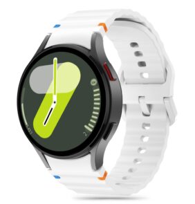 TECH-PROTECT SILICONE SPORT SAMSUNG GALAXY WATCH 4 / 5 / 5 PRO / 6 / 7 / FE WHITE