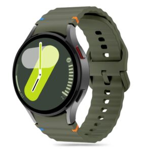 TECH-PROTECT SILICONE SPORT SAMSUNG GALAXY WATCH 4 / 5 / 5 PRO / 6 / 7 / FE ARMY GREEN