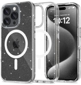 TECH-PROTECT FLEXAIR HYBRID MAGSAFE IPHONE 16 PRO MAX GLITTER