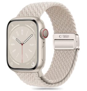 TECH-PROTECT NYLONMAG APPLE WATCH 8 / 9 / 10 / 11 / SE / ULTRA (44 / 45 / 46 / 49 MM) STARLIGHT
