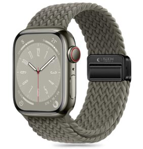 TECH-PROTECT NYLONMAG APPLE WATCH 8 / 9 / 10 / 11 / SE / ULTRA (44 / 45 / 46 / 49 MM) OLIVE GREY