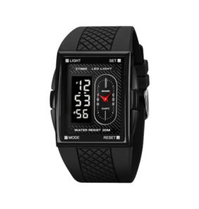 Ψηφιακό/αναλογικό ρολόι χειρός – Skmei - 2213 - Black/Black