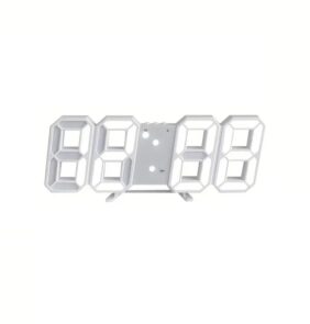 Ψηφιακό ρολόι – Ξυπνητήρι - 6609 - 466097 - White