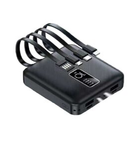 Powerbank mini - 4in1 - 10.000mah - S-341 - 884485 - Black