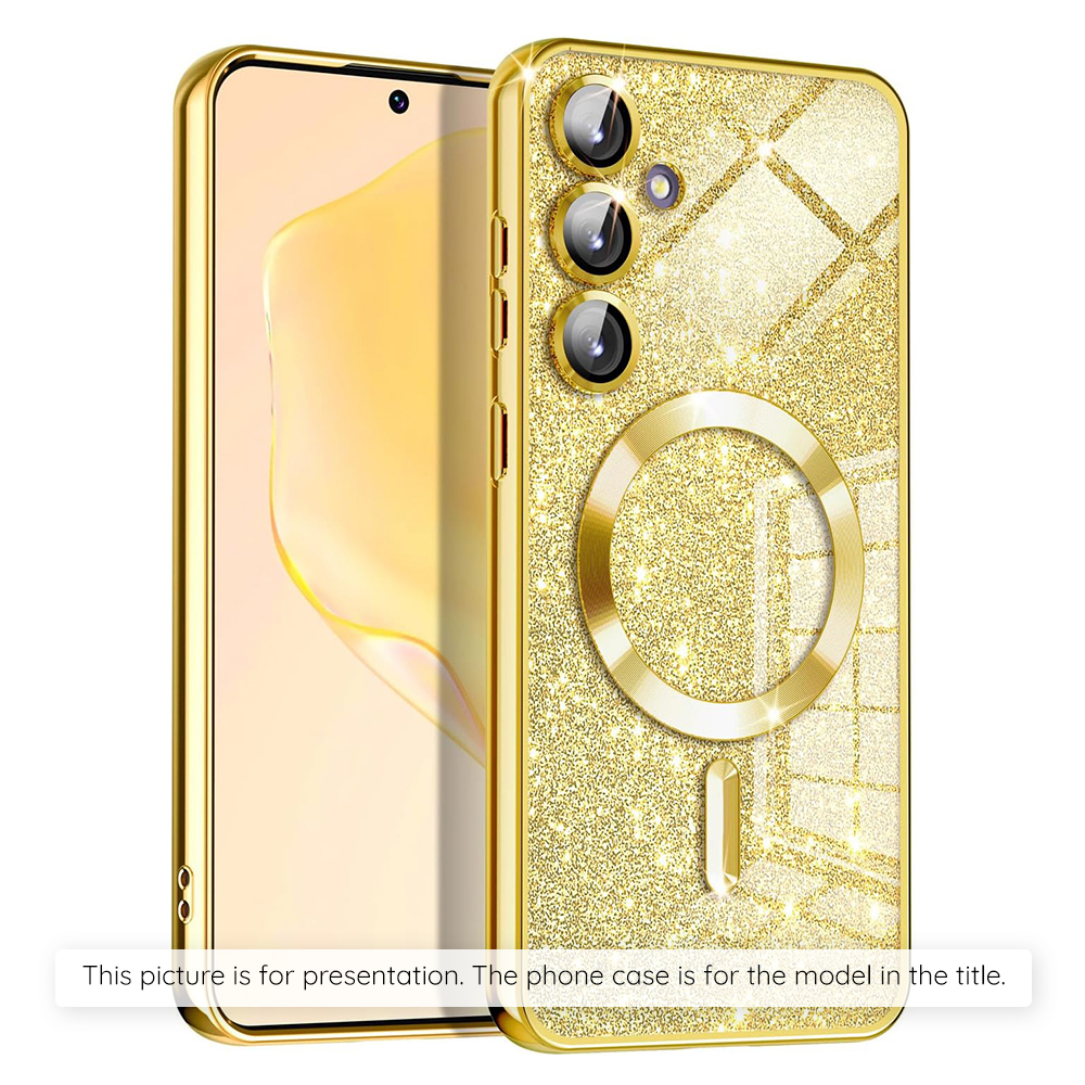 Techsuit - Luxury Glitter MagSafe - Samsung Galaxy A36 5G / A56 5G - Gold