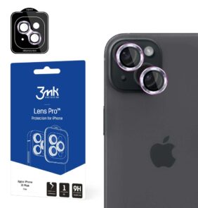Apple iPhone 15 Plus - 3mk Lens Protection Pro Pink