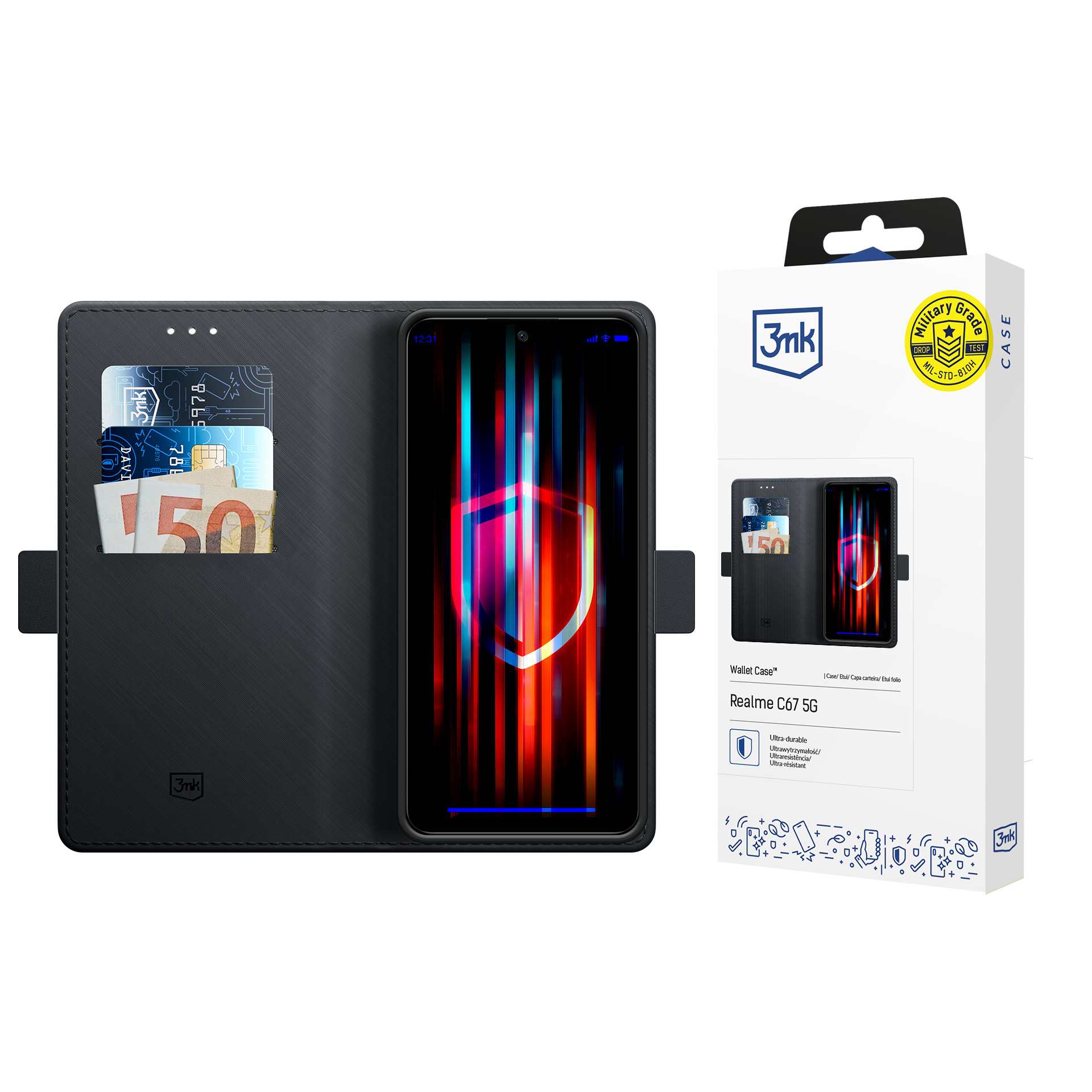 Realme C67 5G - 3mk Wallet Case