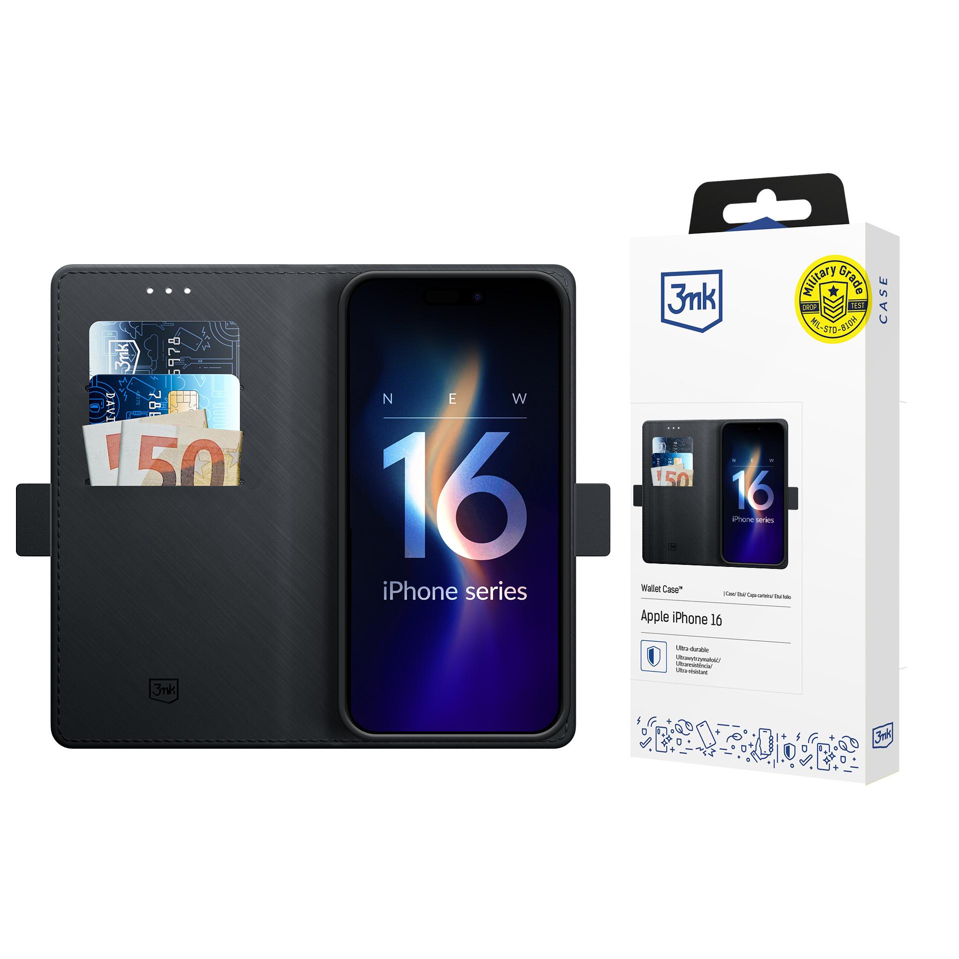 Apple iPhone 16 - 3mk Wallet Case