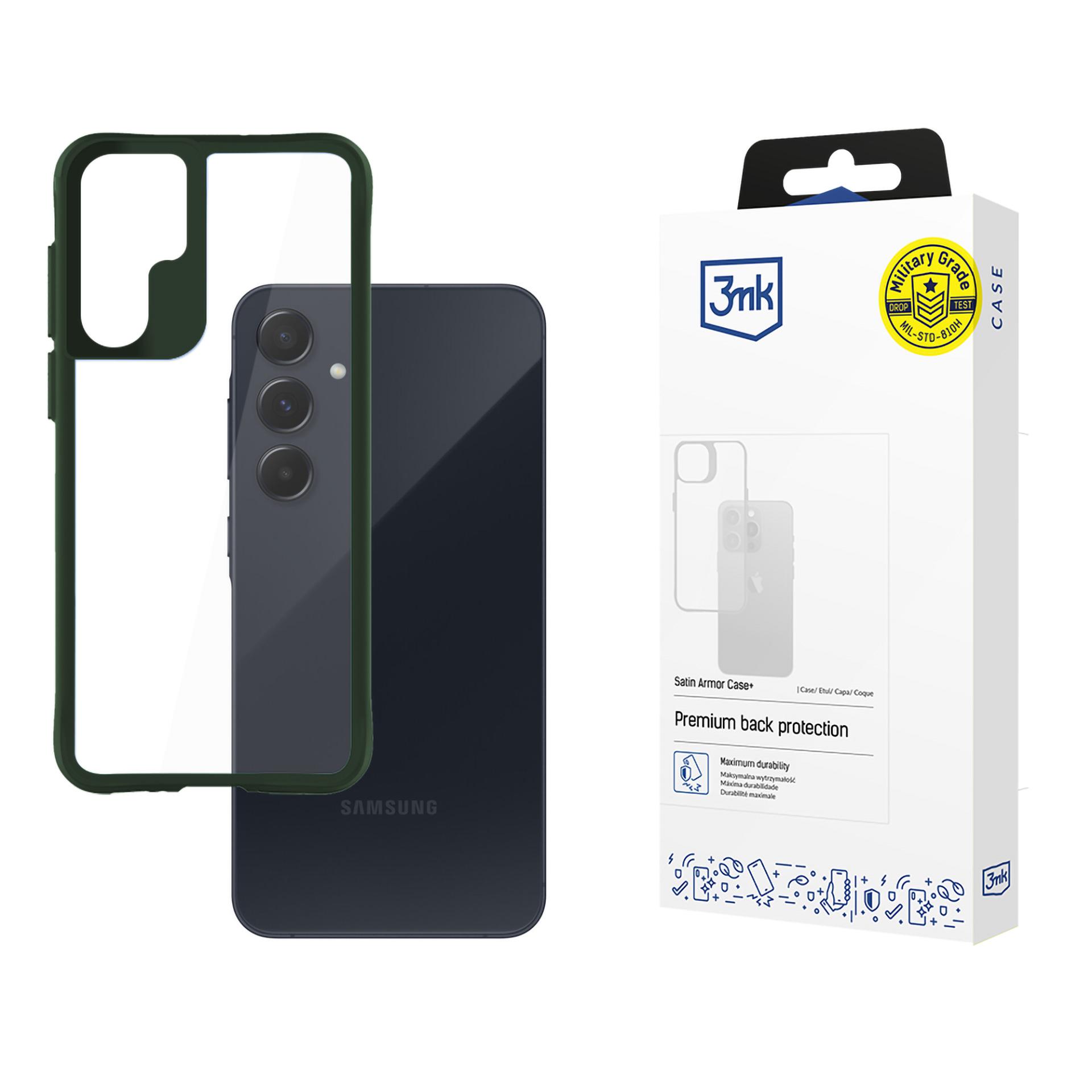 Samsung Galaxy A55 5G - 3mk Satin Armor Case+ Green