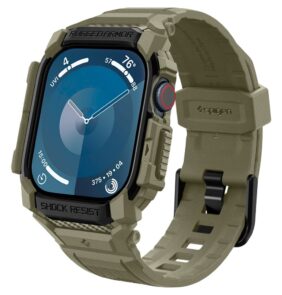 SPIGEN RUGGED ARMOR ”PRO” APPLE WATCH 10 / 11 (46 MM) VINTAGE KHAKI