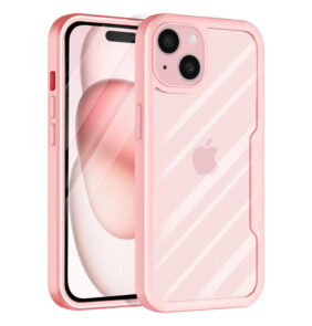 Techsuit - ColorVerse 360 Series + Screen Protector - iPhone 16 - Pink