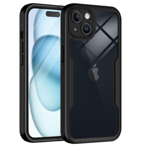 Techsuit - ColorVerse 360 Series + Screen Protector - iPhone 16 - Black