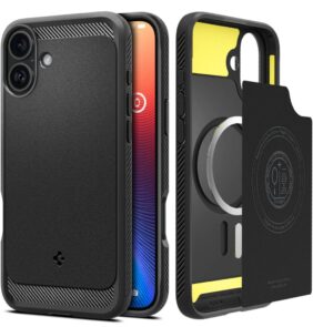 SPIGEN RUGGED ARMOR MAG MAGSAFE IPHONE 16 MATTE BLACK