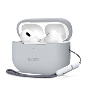 TECH-PROTECT SILICONE APPLE AIRPODS PRO 1 / 2 CRAYON GREY