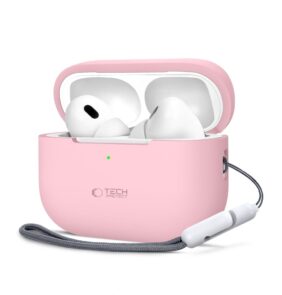 TECH-PROTECT SILICONE APPLE AIRPODS PRO 1 / 2 DUSTY PINK