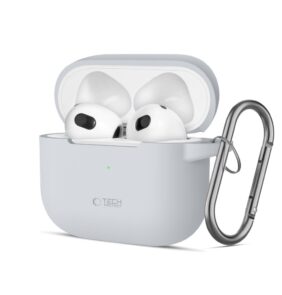 TECH-PROTECT SILICONE HOOK APPLE AIRPODS 3 CRAYON GREY