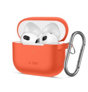 TECH-PROTECT SILICONE HOOK APPLE AIRPODS 3 NEON ORANGE