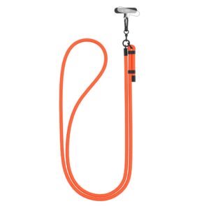 TECH-PROTECT C1S ROPE CROSSBODY STRAP NEON ORANGE/BLACK