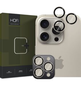 CAMERA COVER HOFI CAMRING PRO+ IPHONE 15 PRO / 15 PRO MAX / 16 PRO / 16 PRO MAX / 17 PRO / 17 PRO MAX NATURAL TITANIUM