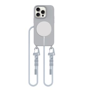 TECH-PROTECT MAGNECKLACE MAGSAFE IPHONE 15 PRO CRAYON GREY
