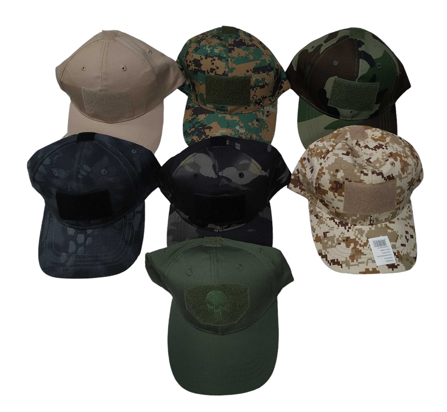 Ανδρικό καπέλο jockey στρατιωτικού τύπου - M02 - 270607 - Green - Image 2