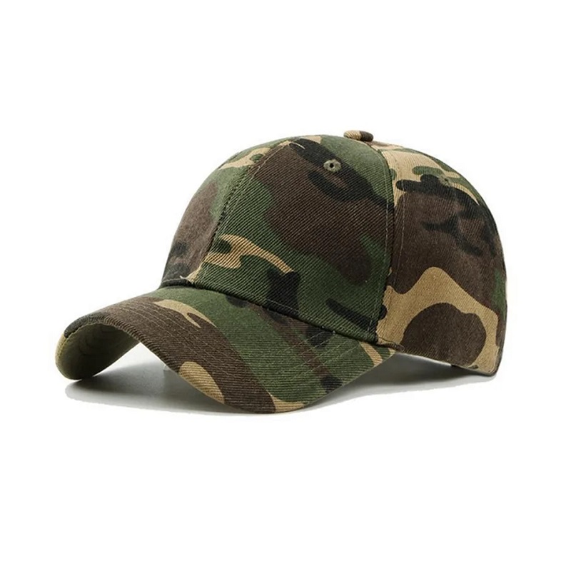 Ανδρικό καπέλο jockey στρατιωτικού τύπου - M02 - 270607 - Green