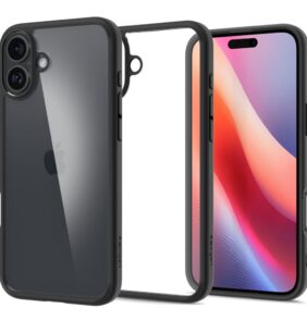 SPIGEN ULTRA HYBRID IPHONE 16 MATTE BLACK