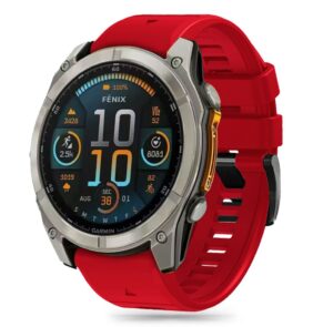 TECH-PROTECT SILICONE LINE GARMIN FENIX 5X / 5X PLUS / 6X / 6X PRO / 7X / 8 / 8 PRO (51 MM) RED