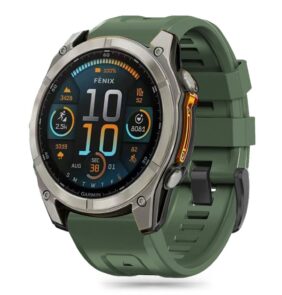 TECH-PROTECT SILICONE GARMIN FENIX 5S / 5S PLUS / 6S / 6S PRO / 7S / 8 (43 MM) MILITARY GREEN