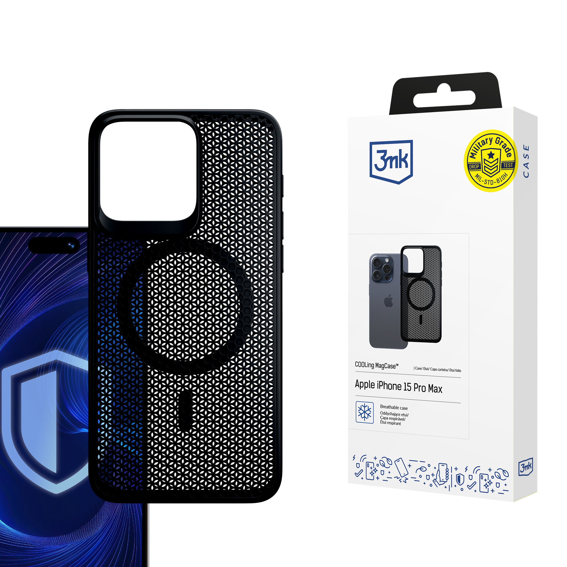 Apple iPhone 15 Pro Max - 3mk COOLing MagCase