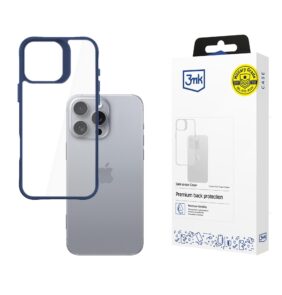 Apple iPhone 16 Pro Max - 3mk Satin Armor Case+ Blue