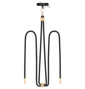 TECH-PROTECT C2S ROPE CROSSBODY STRAP BLACK/GOLD