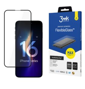 Apple iPhone 16 Pro Max - 3mk FlexibleGlass Max Black