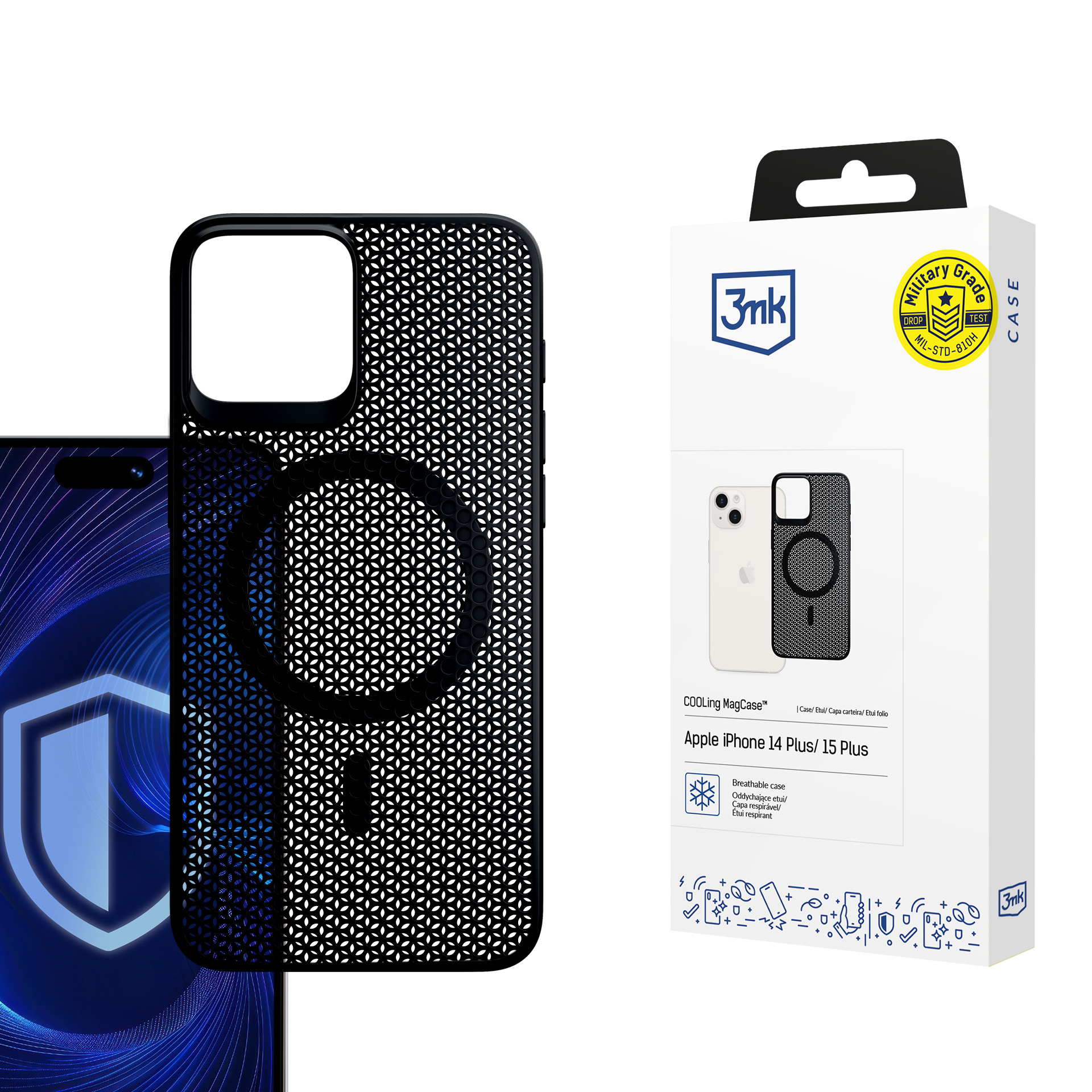 Apple iPhone 14 plus/15 plus - 3mk COOLing MagCase