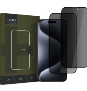 PRIVACY GLASS HOFI ANTI SPY GLASS PRO+ 2-PACK IPHONE 16 PRO / 17 / 17 PRO PRIVACY