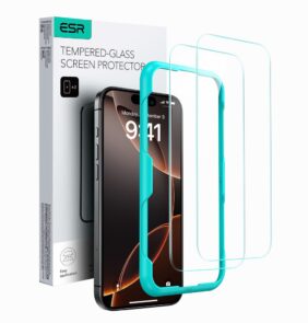 TEMPERED GLASS ESR TEMPERED GLASS 2-PACK IPHONE 16 PRO MAX CLEAR