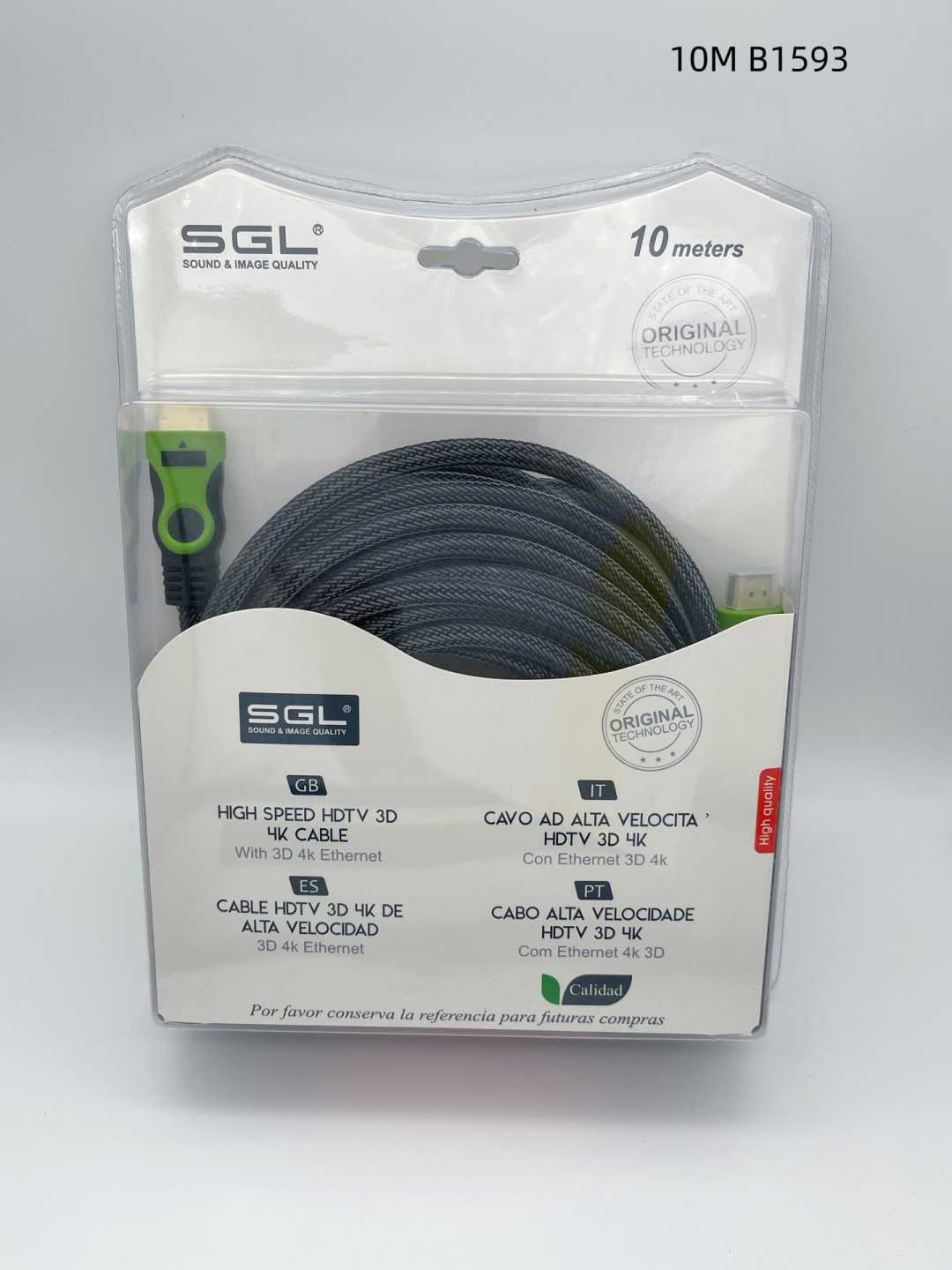 Καλώδιο HDMI - B1593 - High Speed - 1.4V - Male/Male - 10m - 094915 - Image 2