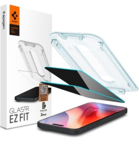 PRIVACY GLASS SPIGEN GLAS.TR ”EZ FIT AC” 2-PACK IPHONE 16 PRO MAX / 17 PRO MAX PRIVACY