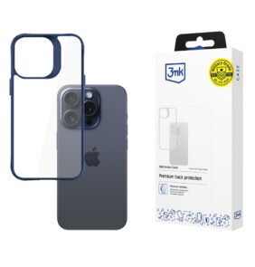 Apple iPhone 15 Pro Max - 3mk Satin Armor Case+ Blue