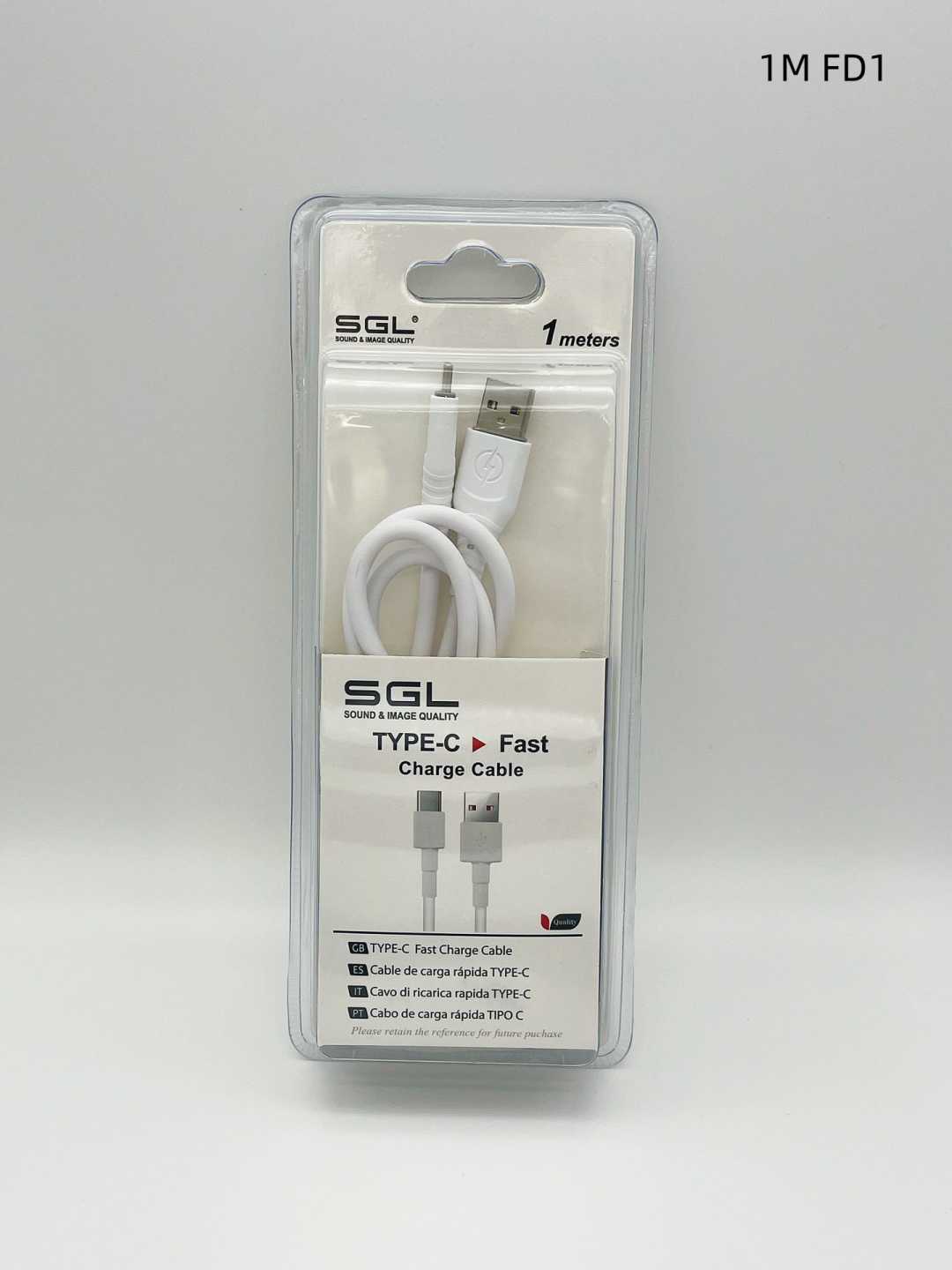 Καλώδιο φόρτισης & data - USB TypeC - Fast Charge - FD1 - 1m - 099392 - Image 2