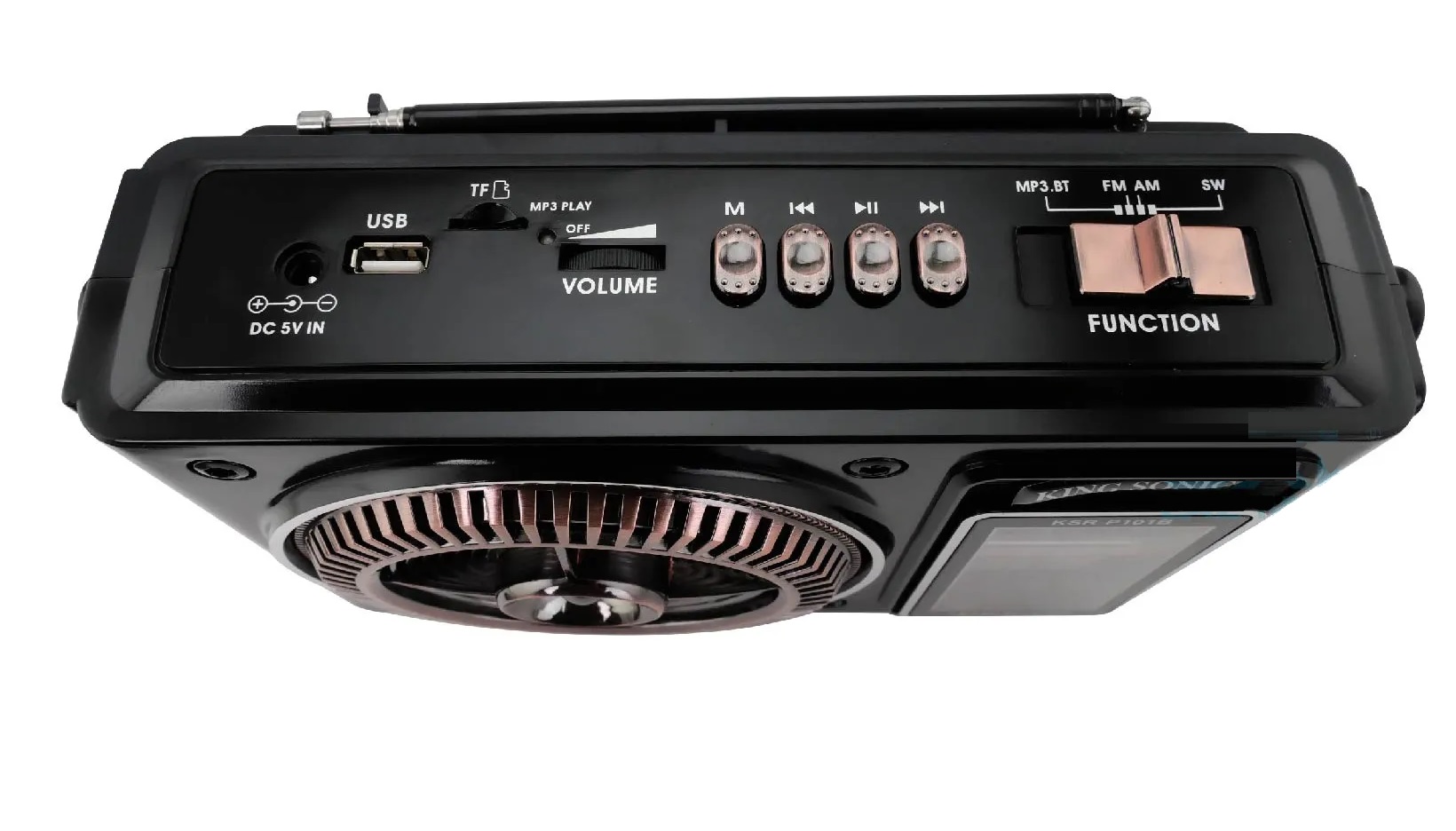 Επαναφορτιζόμενο ραδιόφωνο - PX-101BT - 020023 - Black - Image 2