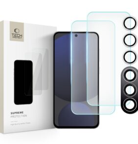 TEMPERED GLASS TECH-PROTECT SUPREME SET 3-PACK GALAXY S24 FE CLEAR