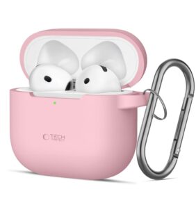 TECH-PROTECT SILICONE HOOK APPLE AIRPODS 4 DUSTY PINK