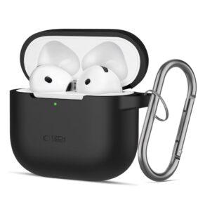 TECH-PROTECT SILICONE HOOK APPLE AIRPODS 4 BLACK