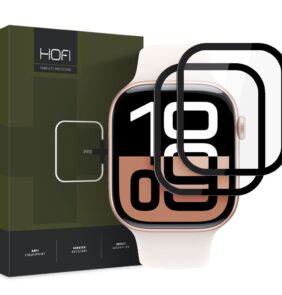 HYBRID GLASS HOFI HYBRID PRO+ 2-PACK APPLE WATCH 10 / 11 (42 MM) BLACK