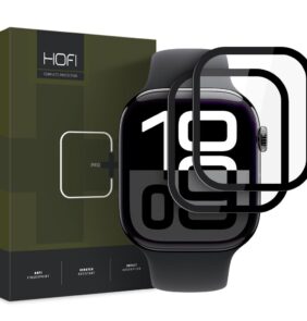 HYBRID GLASS HOFI HYBRID PRO+ 2-PACK APPLE WATCH 10 / 11 (46 MM) BLACK