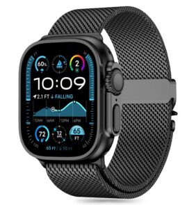 TECH-PROTECT MILANO APPLE WATCH 8 / 9 / 10 / 11 / SE / ULTRA (44 / 45 / 46 / 49 MM) BLACK