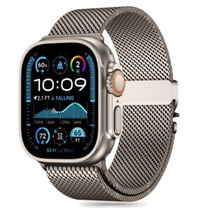 TECH-PROTECT MILANO APPLE WATCH 8 / 9 / 10 / 11 / SE / ULTRA (44 / 45 / 46 / 49 MM) TITANIUM